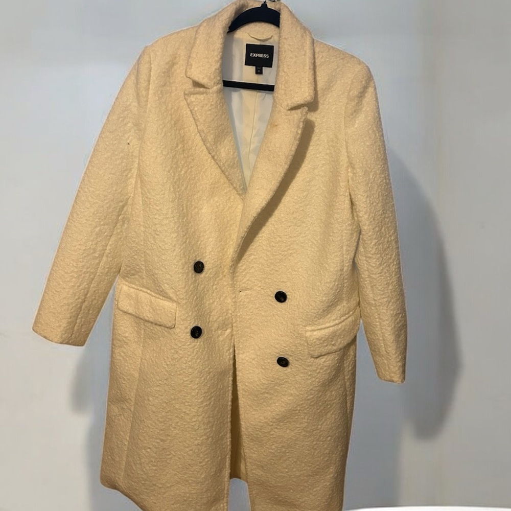 Express Ivory Outerwear